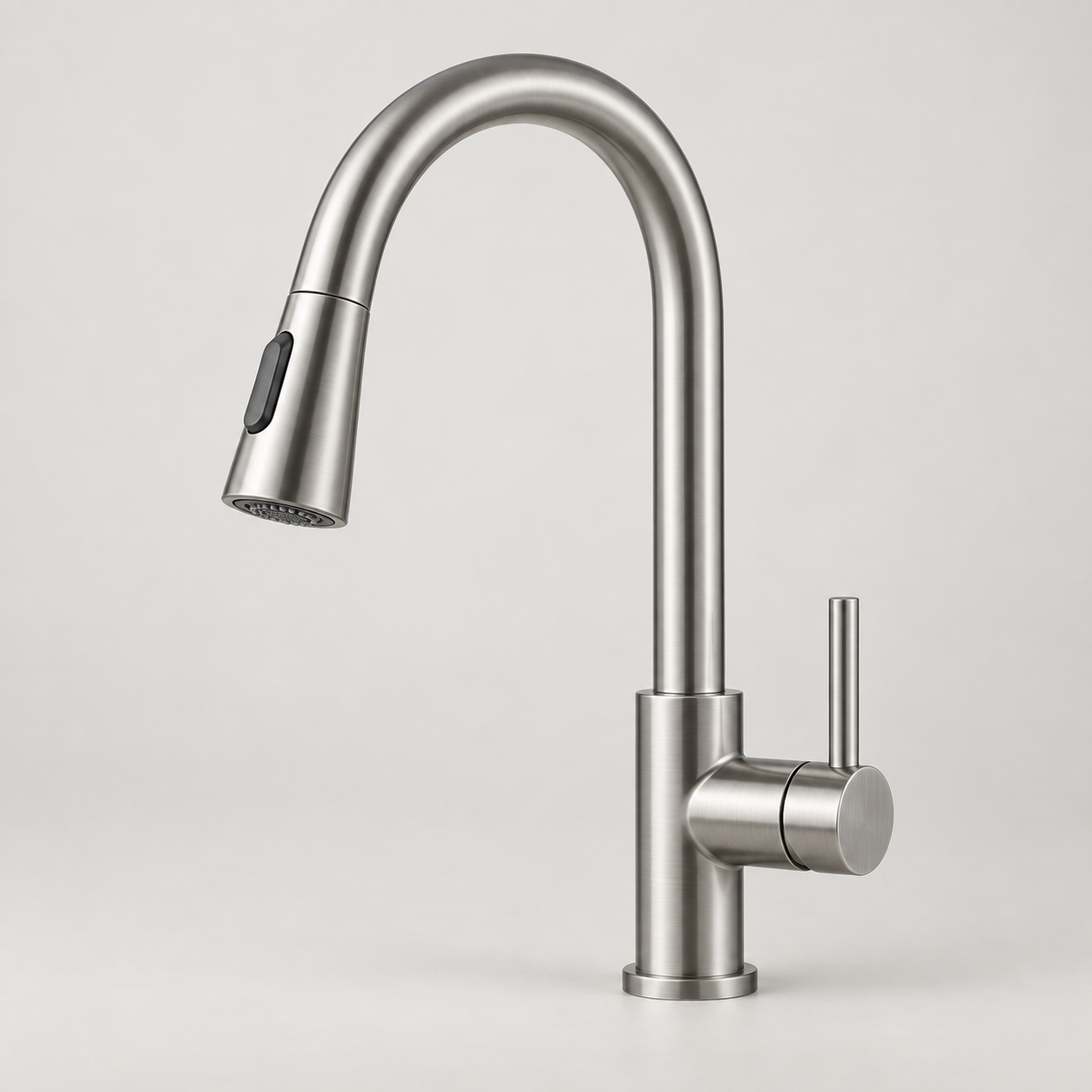 Modern Pull-Out Kitchen Faucet - AI concept illustration