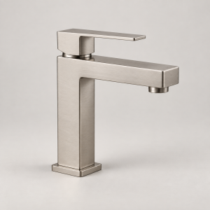 Minimal Basin Faucet - AI concept illustration