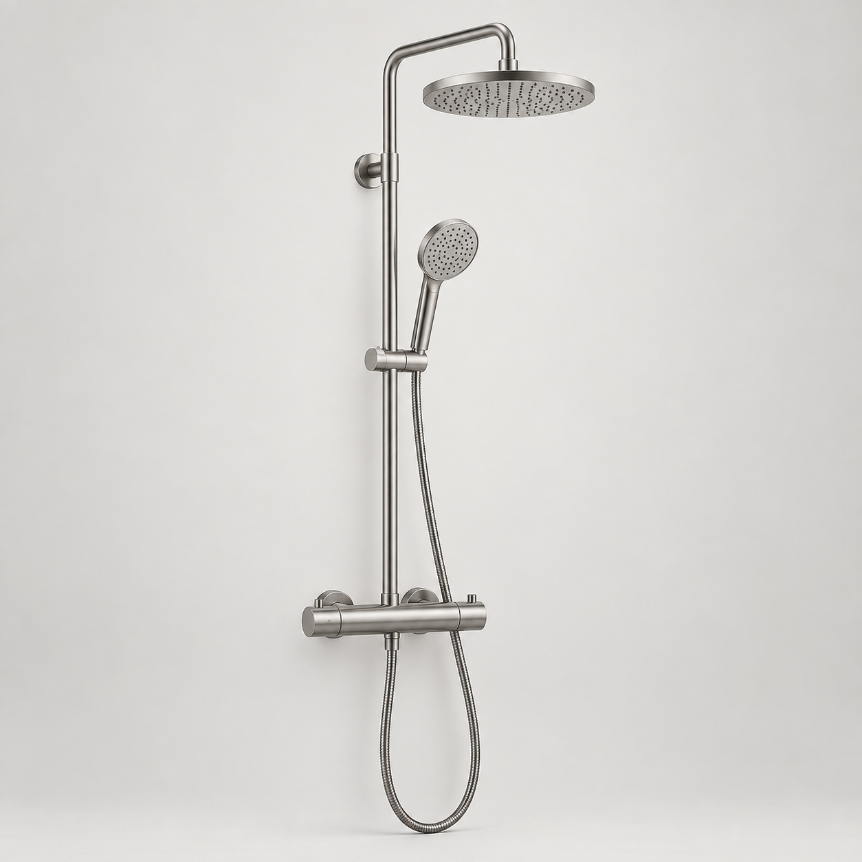 Modern Shower System Set - AI concept illustration